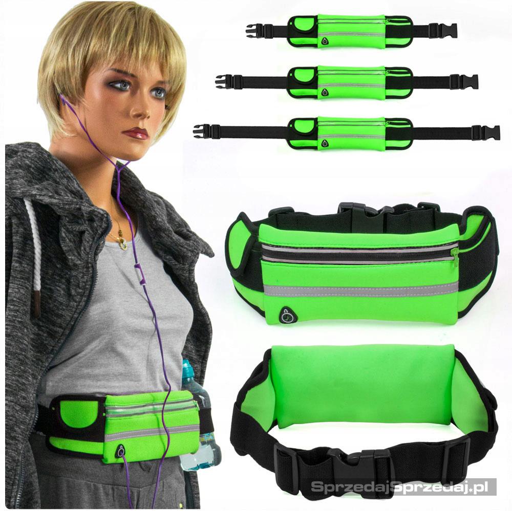 etui sportowe do paska biodrówka nerka zielona