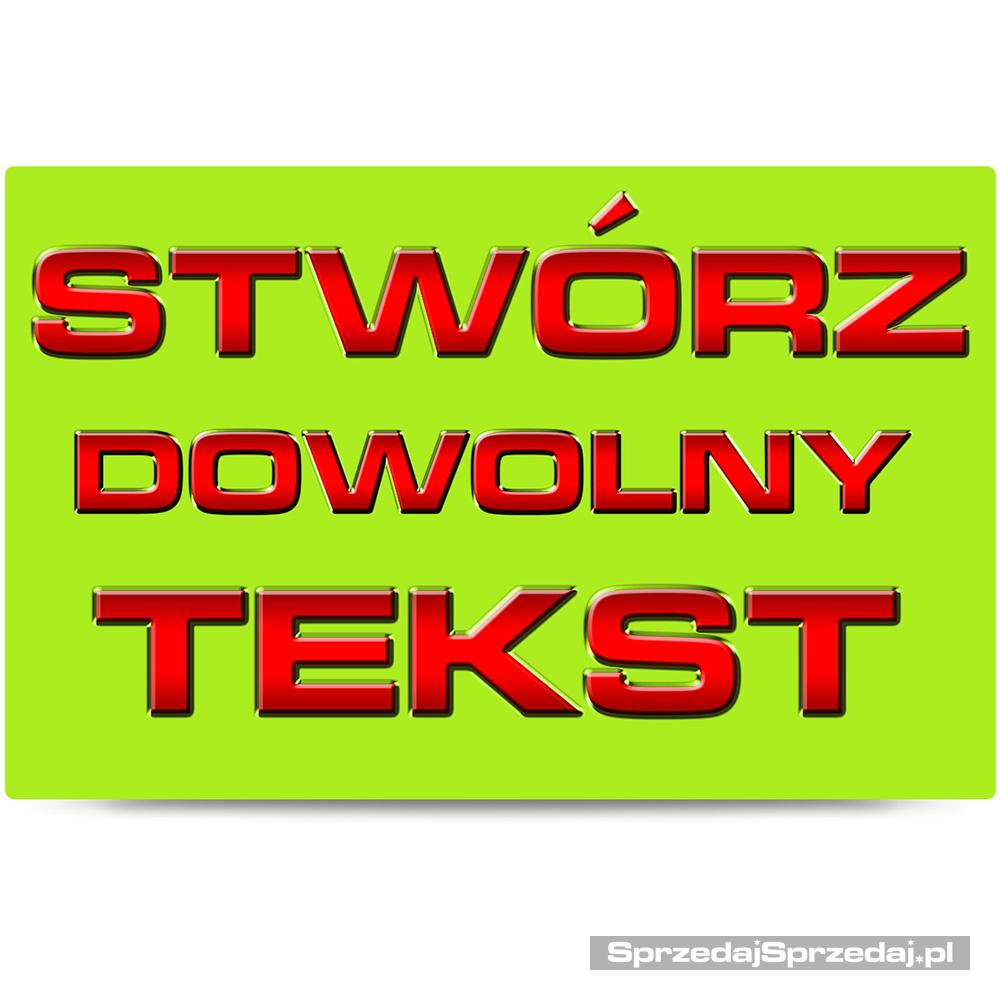 Alfabet Litery 3D do Tworzenia Słów Slogan Hasło Rekl. TIFF 300dpi P-FZ-RED